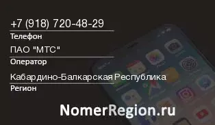 Кто звонил с 9187204829 - регион и оператор